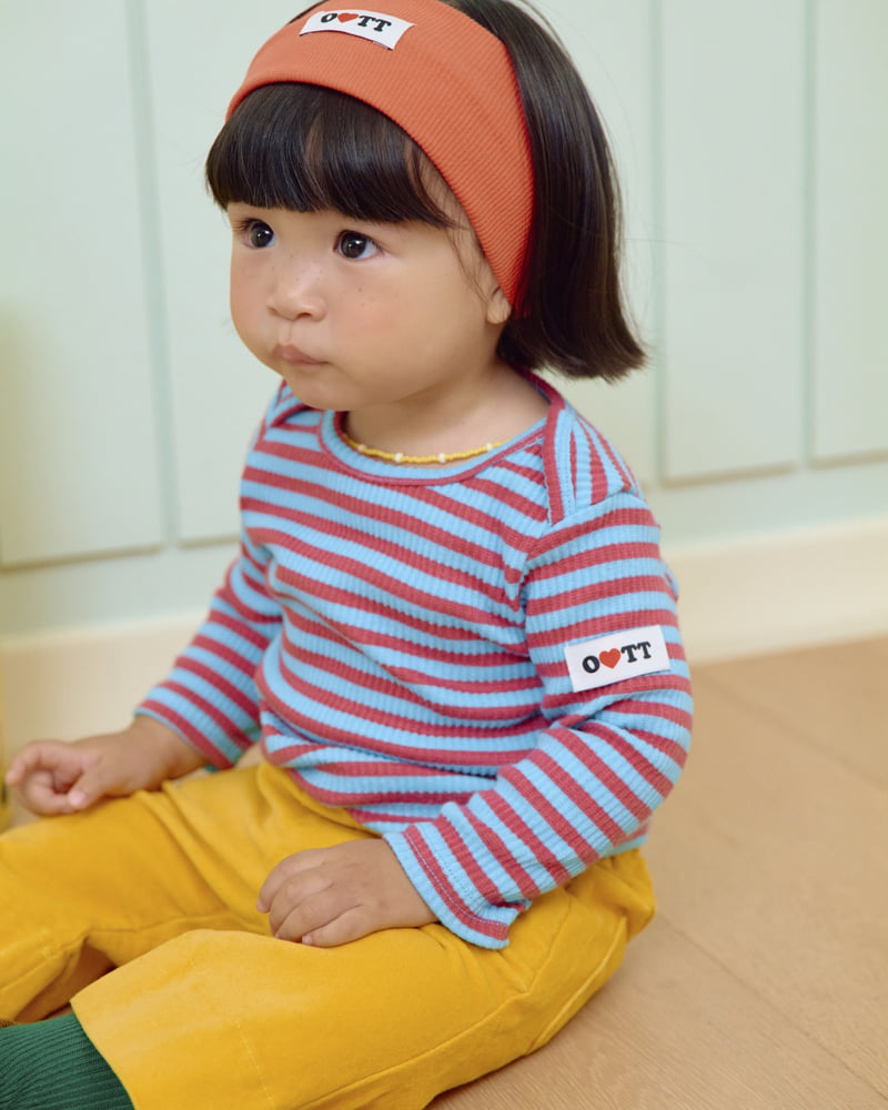 Oott Bebe - Korean Baby Fashion - #babyoutfit - Salad Tee - 6