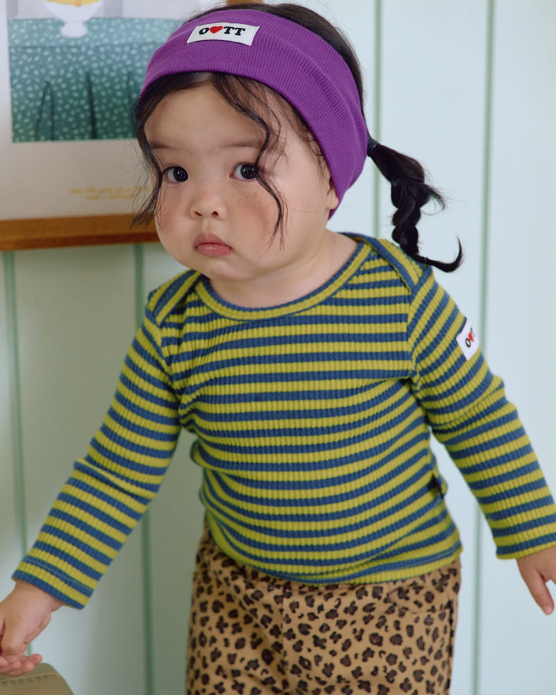 Oott Bebe - Korean Baby Fashion - #babyoutfit - Salad Tee - 7
