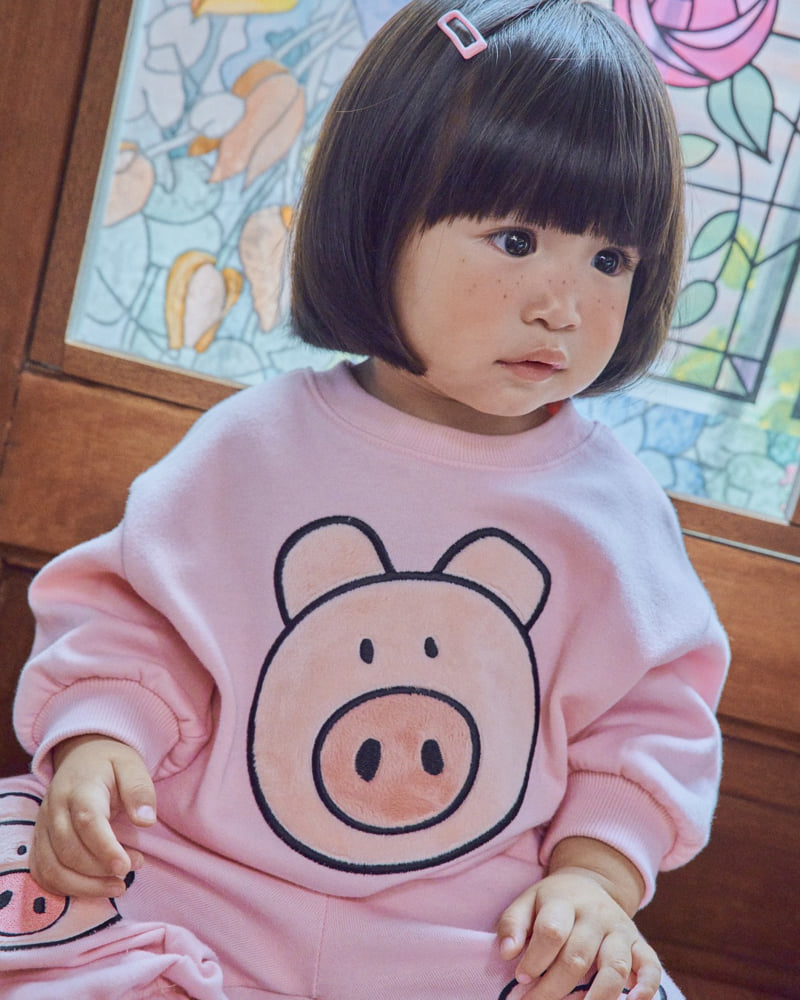 Oott Bebe - Korean Baby Fashion - #babyoutfit - Farm Sweatshirt - 9