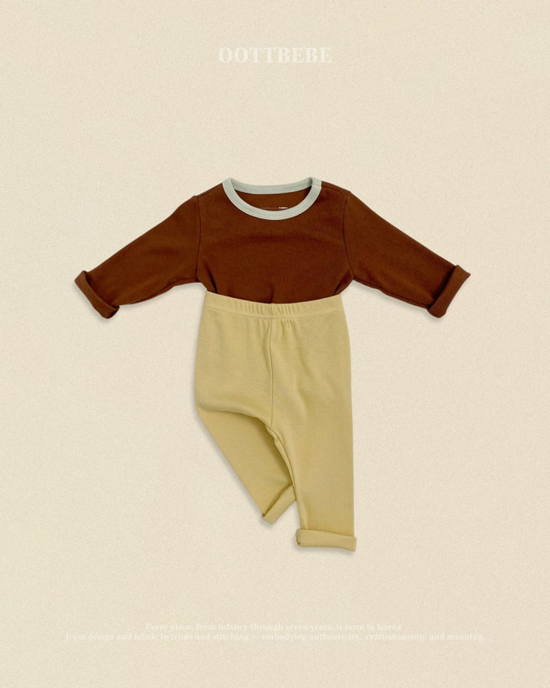Oott Bebe - Korean Baby Fashion - #babyootd - Maple Loungewear - 4