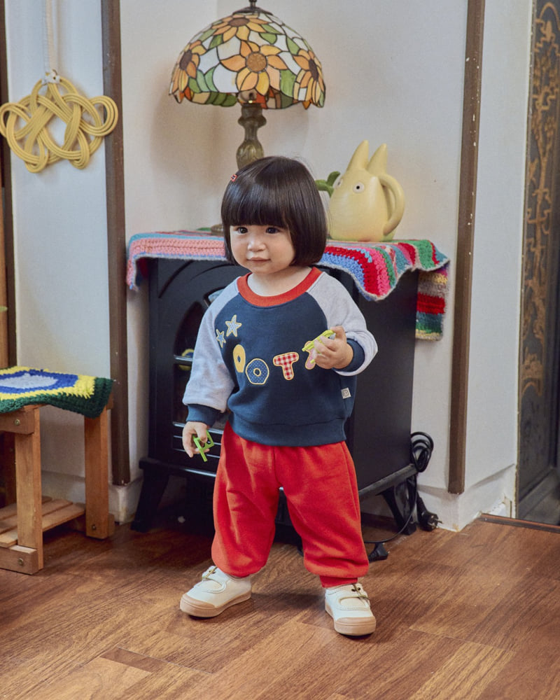Oott Bebe - Korean Baby Fashion - #babywear - Shooting Star Top & Bottom Set - 9