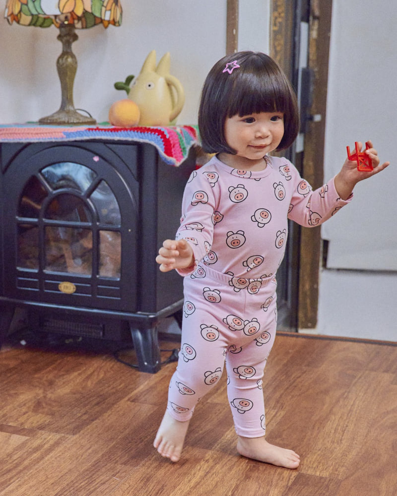 Oott Bebe - Korean Baby Fashion - #babywear - Little Farm Loungewear - 8