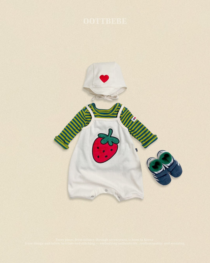 Oott Bebe - Korean Baby Fashion - #babywear - Farm Jumpsuit - 6