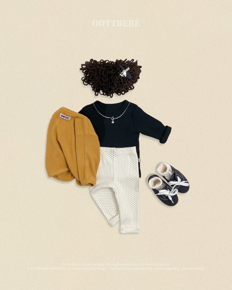 Oott Bebe - Korean Baby Fashion - #babywear - Dot Leggings 1+1 - 3