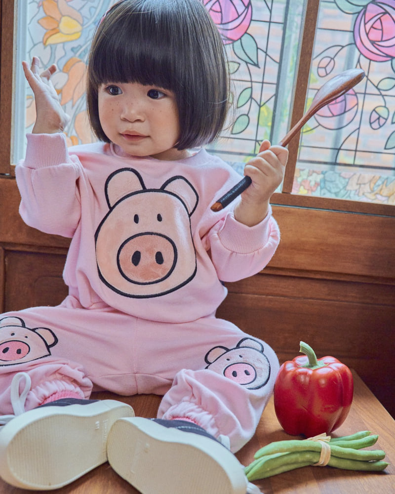 Oott Bebe - Korean Baby Fashion - #babywear - Farm Pants - 11