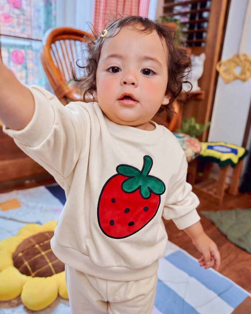 Oott Bebe - Korean Baby Fashion - #onlinebabyboutique - Farm Sweatshirt - 12