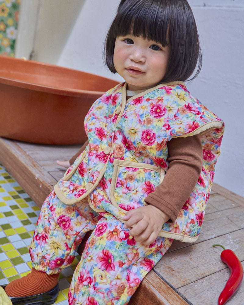 Oott Bebe - Korean Baby Fashion - #onlinebabyboutique - Grandma Kimjang Top & Bottom Set - 4