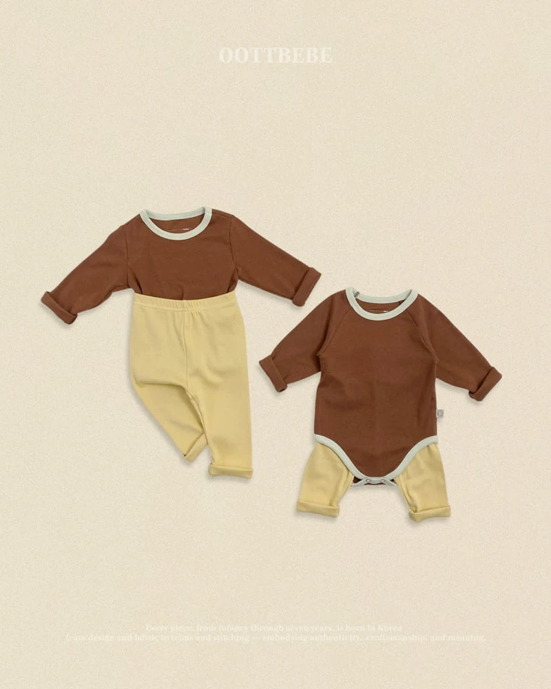 Oott Bebe - Korean Baby Fashion - #onlinebabyshop - Maple Loungewear - 8