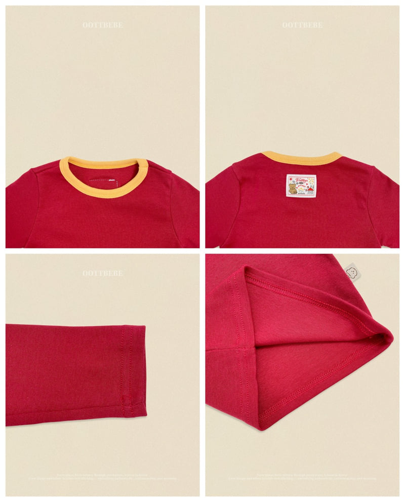 Oott Bebe - Korean Baby Fashion - #smilingbaby - Maple Loungewear - 9