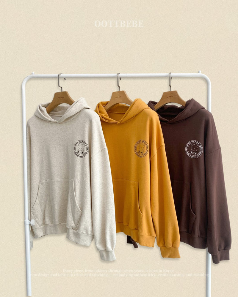 Oott Bebe - Korean Women Fashion - #womensfashion - Day Hooded Sweatshirt (Adult)