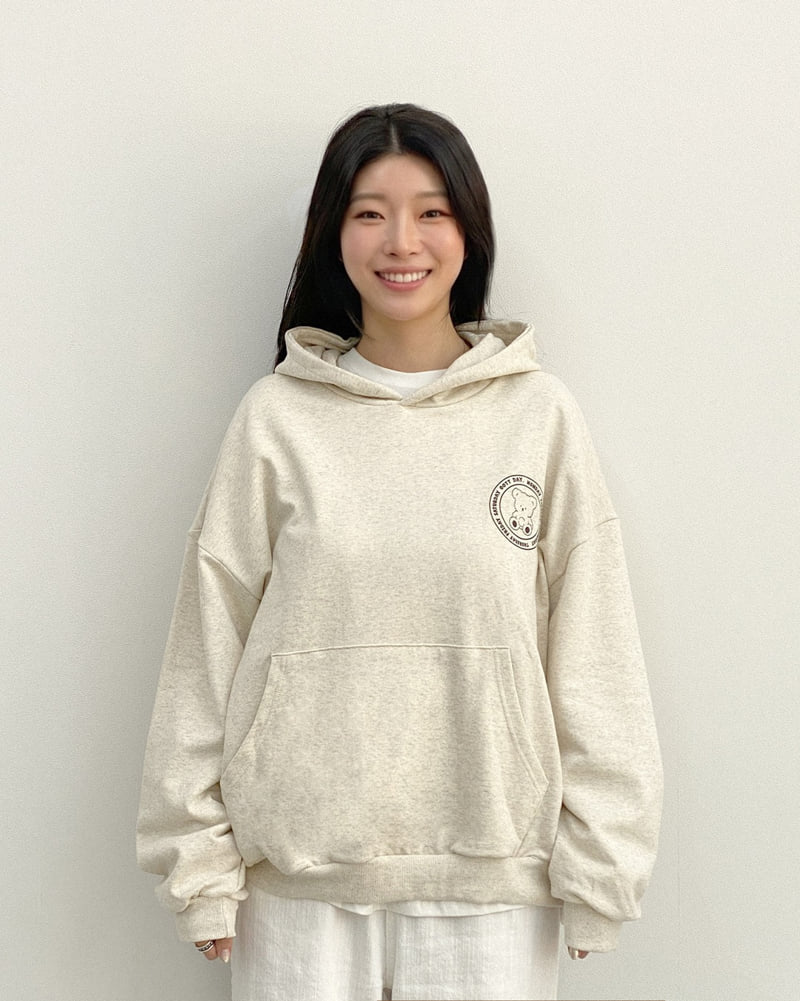 Oott Bebe - Korean Women Fashion - #womensfashion - Day Hooded Sweatshirt (Adult) - 7