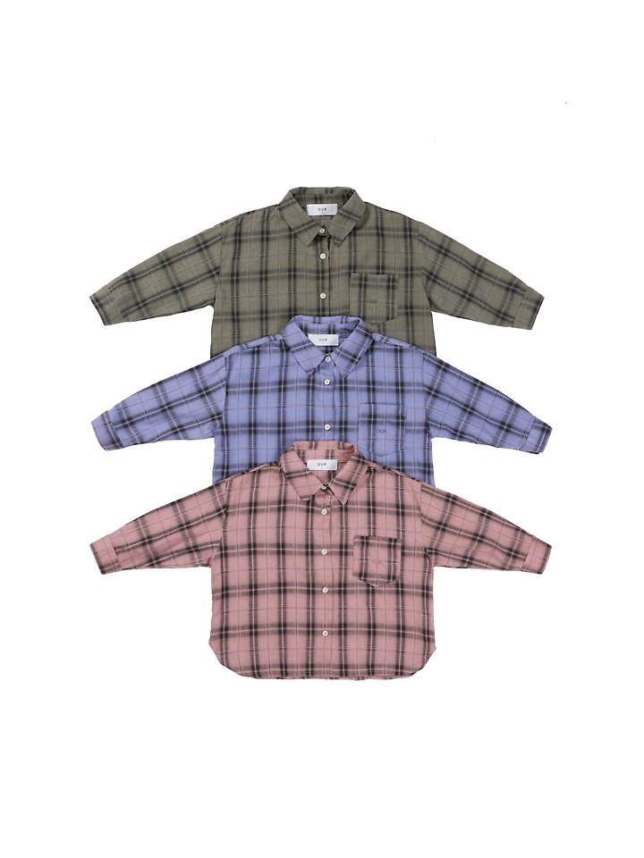 Our - Korean Children Fashion - #Kfashion4kids - Harbor Check Shirt