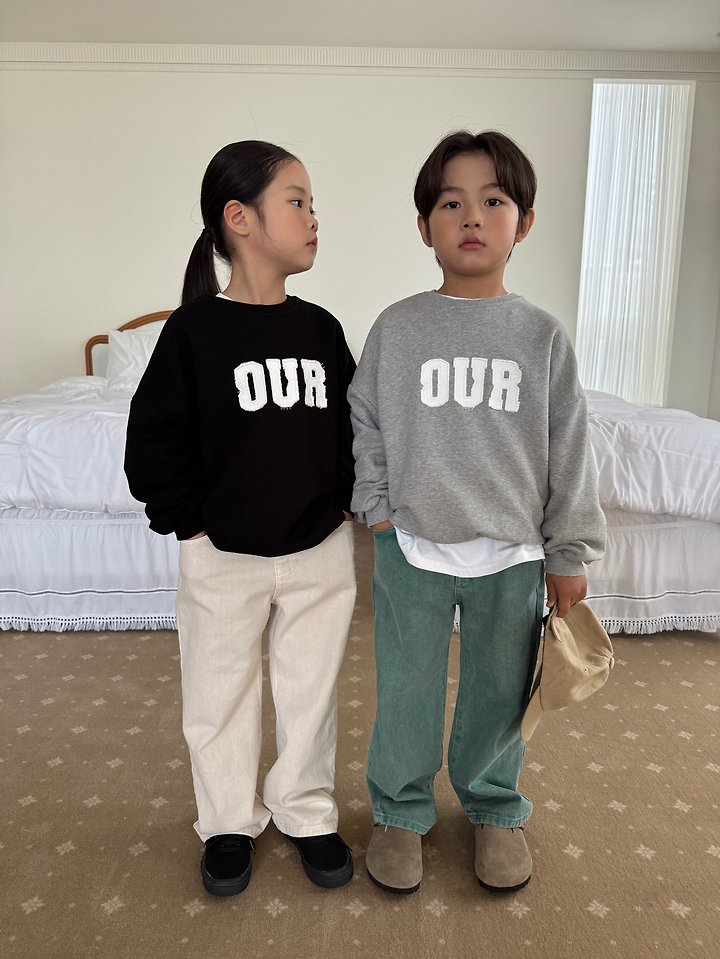Our - Korean Children Fashion - #Kfashion4kids - Applique Sweatshirt - 9