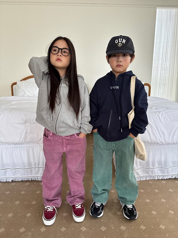 Our - Korean Children Fashion - #Kfashion4kids - Wappen Hooded Zip-up - 10