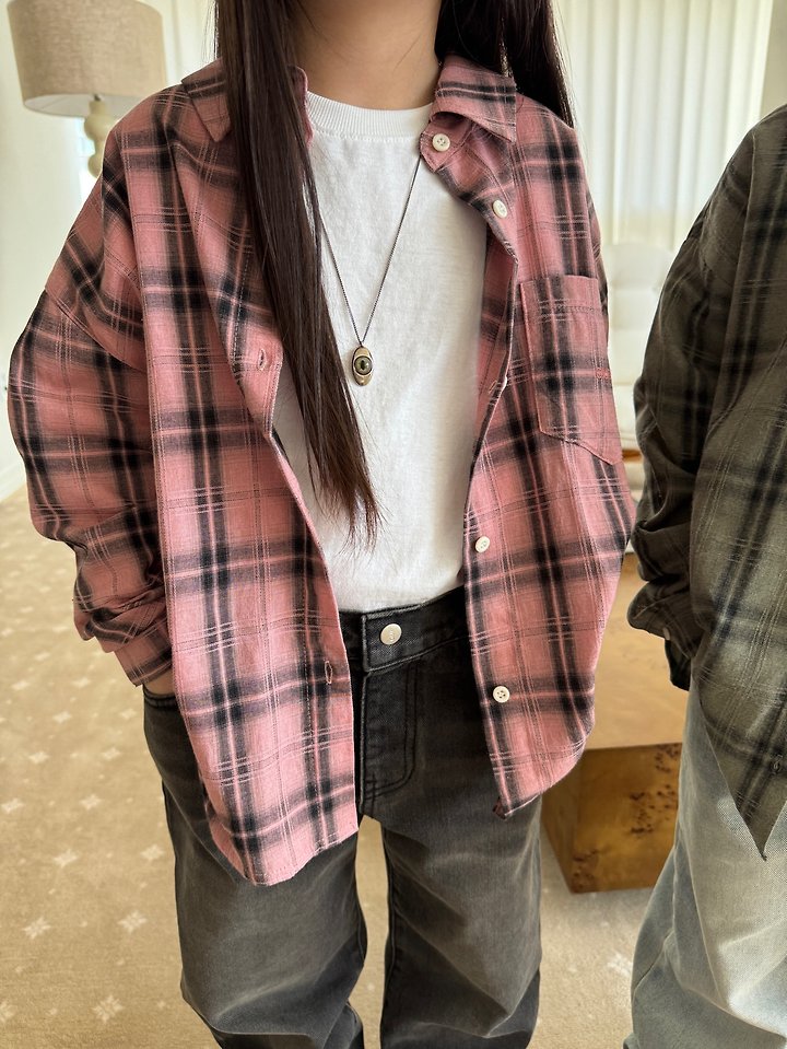 Our - Korean Children Fashion - #childofig - Harbor Check Shirt - 9