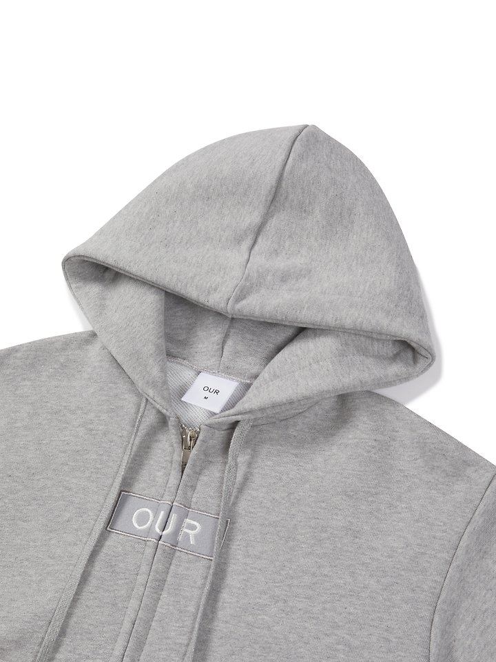 Our - Korean Children Fashion - #childrensboutique - Wappen Hooded Zip-up - 3