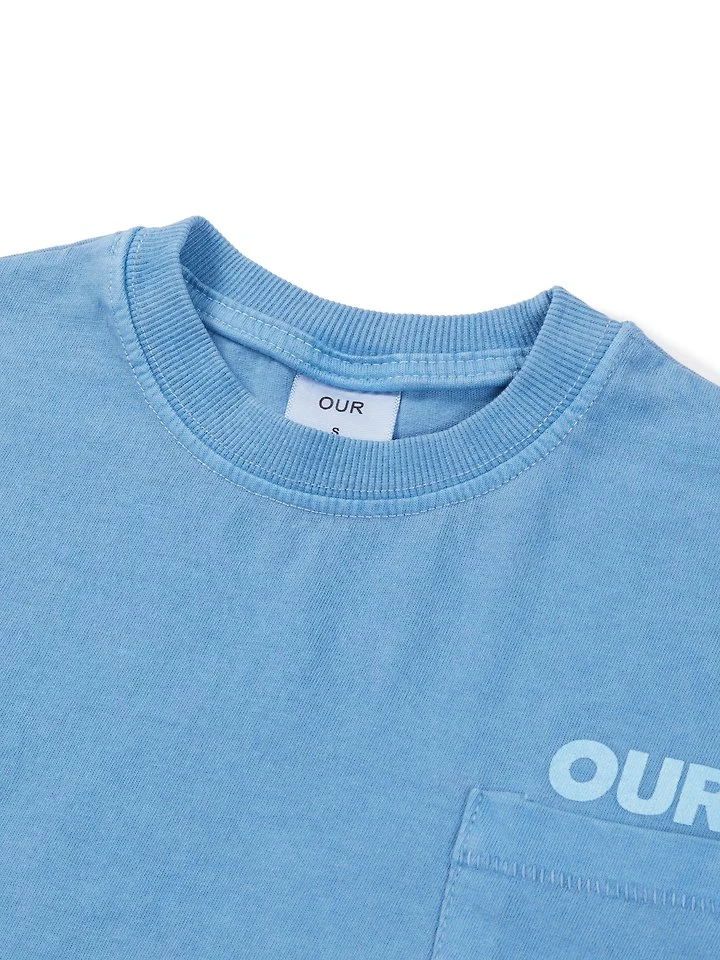 Our - Korean Children Fashion - #fashionkids - Pigment-dyed Logo Pocket Tee - 3
