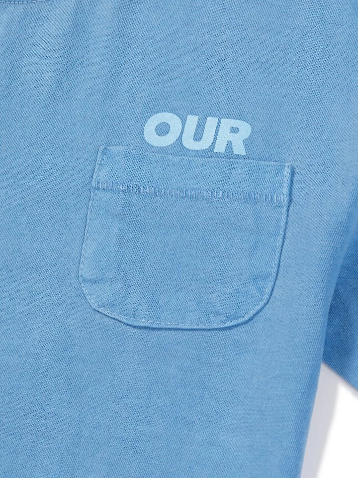 Our - Korean Children Fashion - #fashionkids - Pigment-dyed Logo Pocket Tee - 4