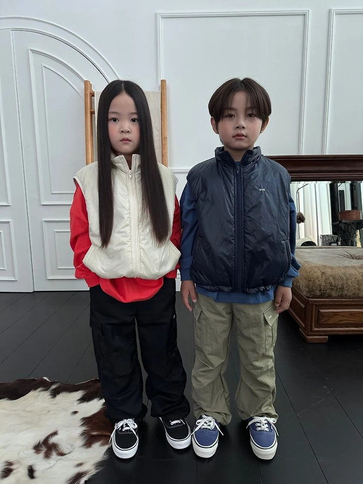 Our - Korean Children Fashion - #kidsshorts - Light Padded Vest - 12