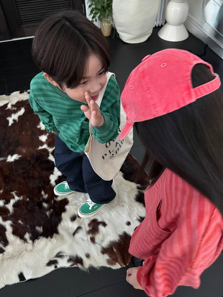 Our - Korean Children Fashion - #kidsstore - Faded Striped Tee - 12