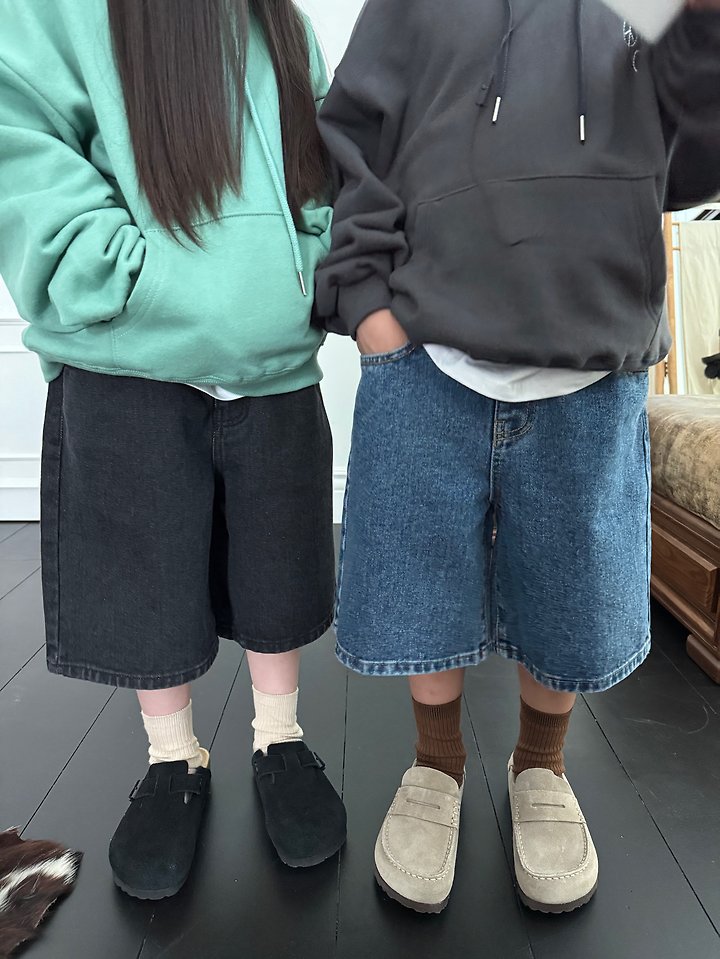 Our - Korean Children Fashion - #kidsstore - Label Bermuda Pants - 8