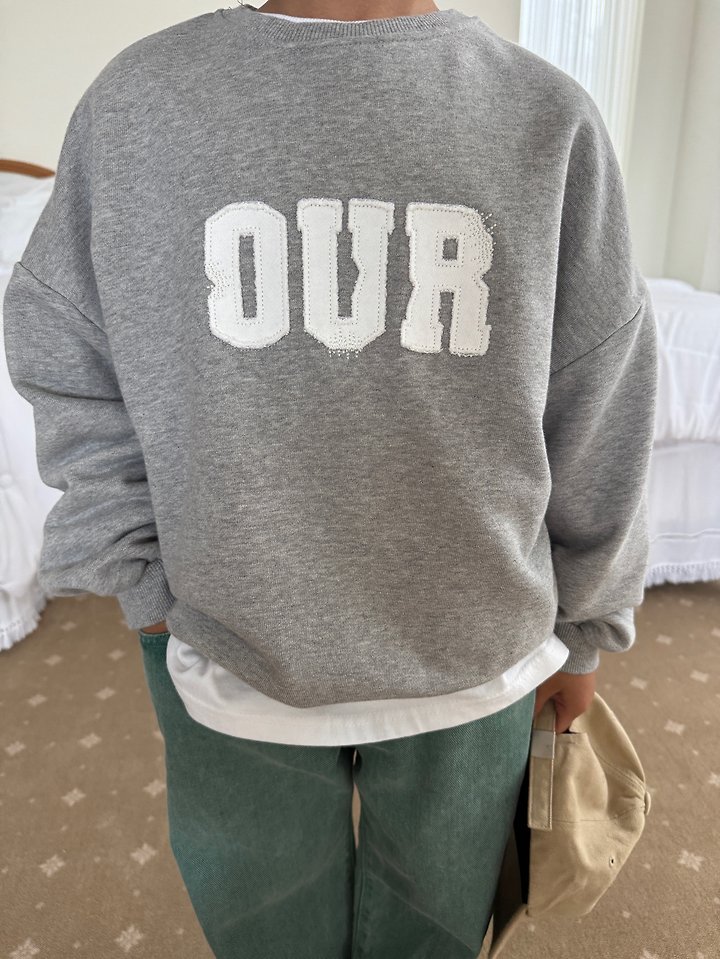 Our - Korean Children Fashion - #littlefashionista - Applique Sweatshirt - 10