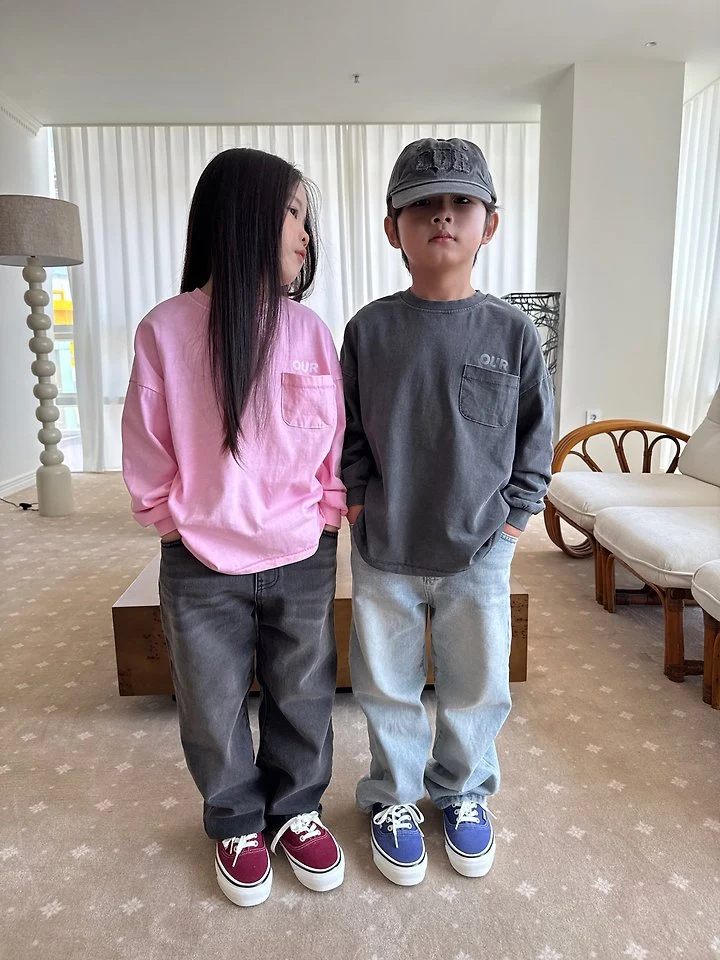 Our - Korean Children Fashion - #littlefashionista - Pigment-dyed Logo Pocket Tee - 8