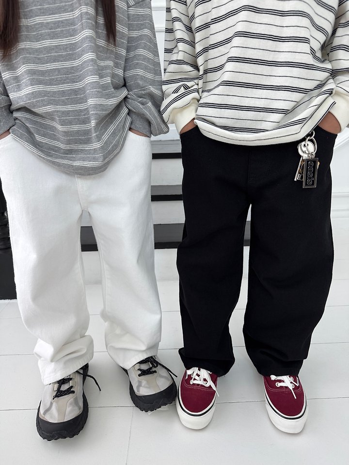 Our - Korean Children Fashion - #littlefashionista - Signature Denim Pants - 9