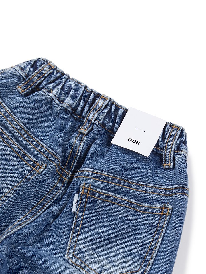 Our - Korean Children Fashion - #magicofchildhood - Fall Wide Denim Pants - 6