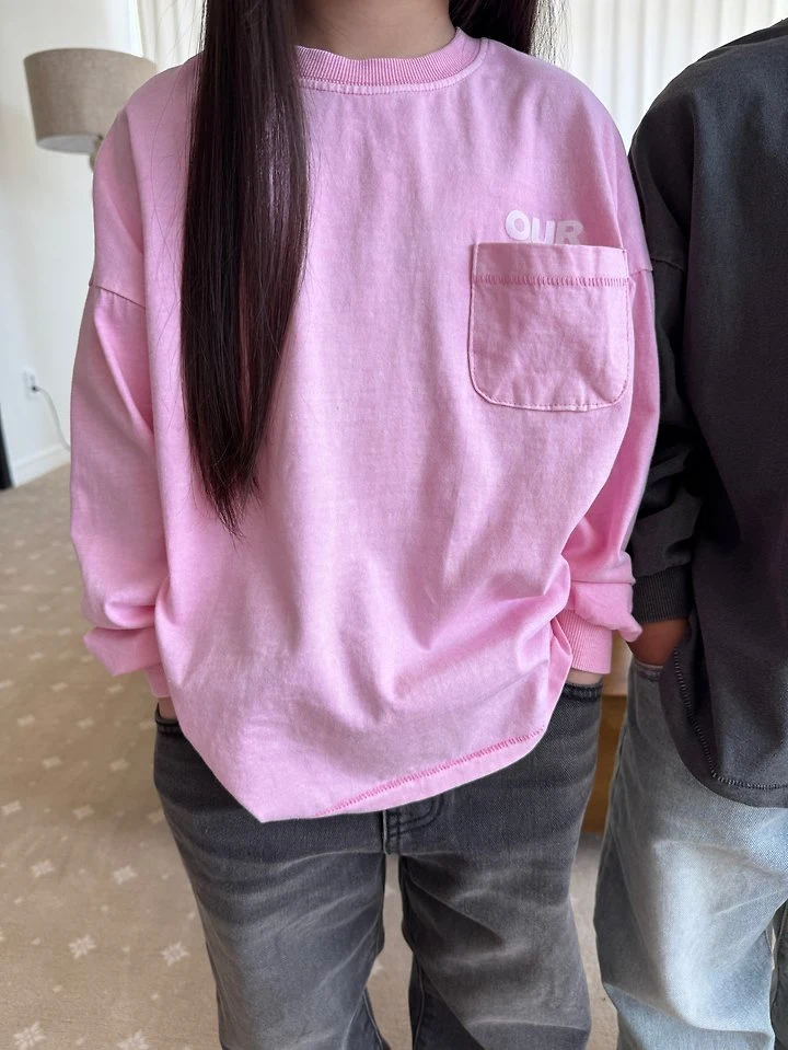 Our - Korean Children Fashion - #magicofchildhood - Pigment-dyed Logo Pocket Tee - 9