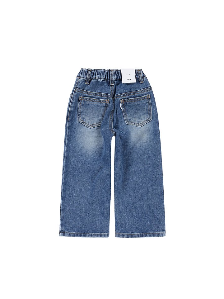 Our - Korean Children Fashion - #minifashionista - Fall Wide Denim Pants - 7