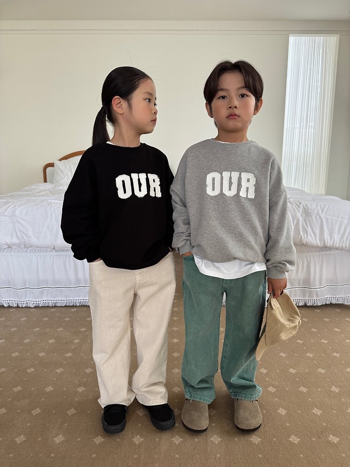 Our - Korean Children Fashion - #minifashionista - Applique Sweatshirt - 12
