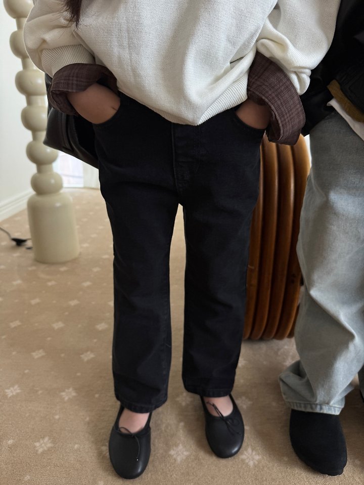 Our - Korean Children Fashion - #minifashionista - Coty Black Jeans - 8