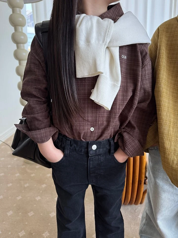 Our - Korean Children Fashion - #prettylittlegirls - Maple Check Shirt - 9
