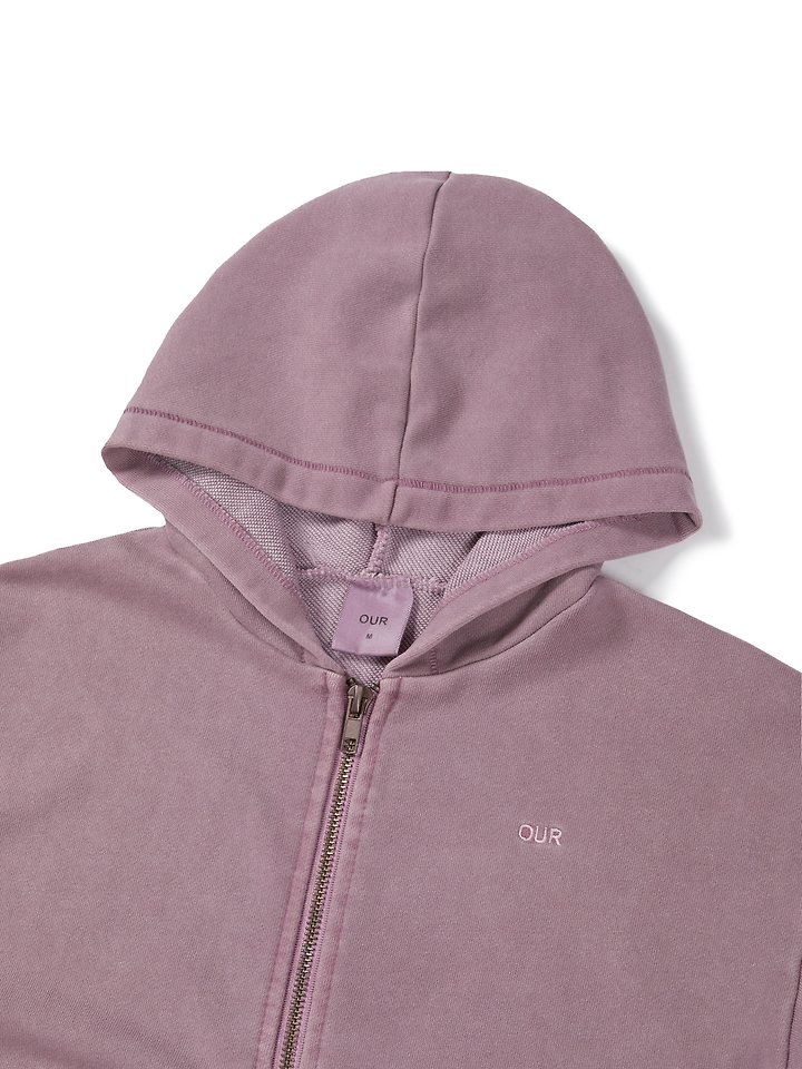 Our - Korean Children Fashion - #prettylittlegirls - Work Pigment Hooded Zip-up - 3