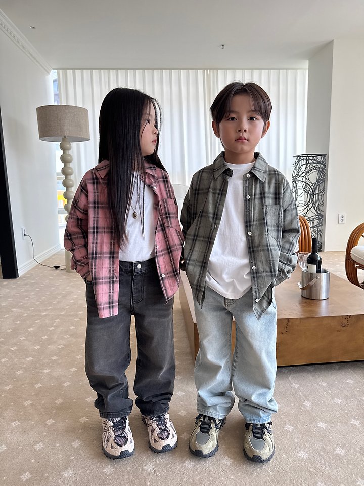 Our - Korean Children Fashion - #stylishchildhood - Harbor Check Shirt - 8