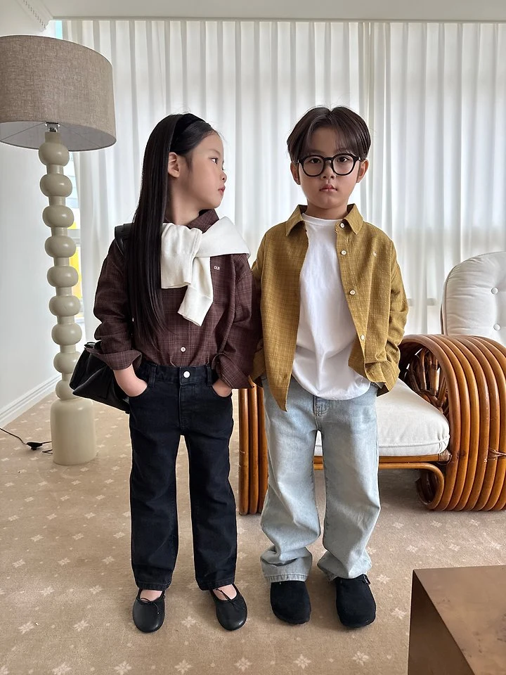 Our - Korean Children Fashion - #stylishchildhood - Maple Check Shirt - 12