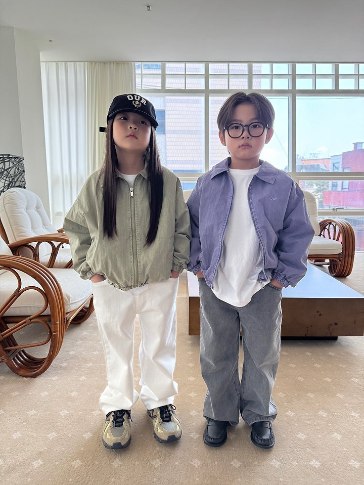 Our - Korean Children Fashion - #stylishchildhood - Garment-dyed Blouson - 8