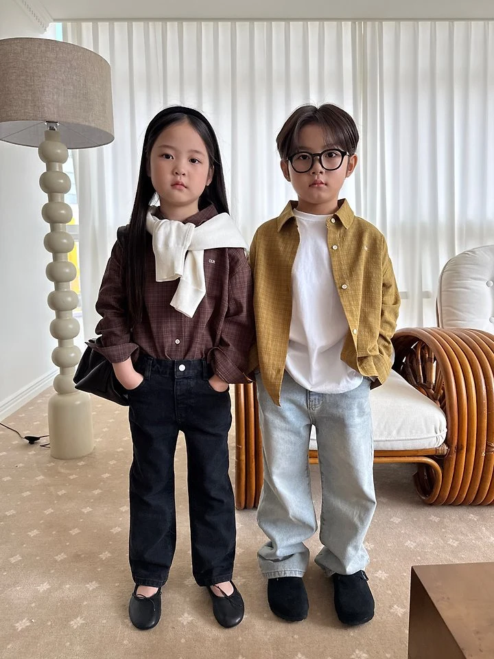 Our - Korean Children Fashion - #todddlerfashion - Maple Check Shirt - 10