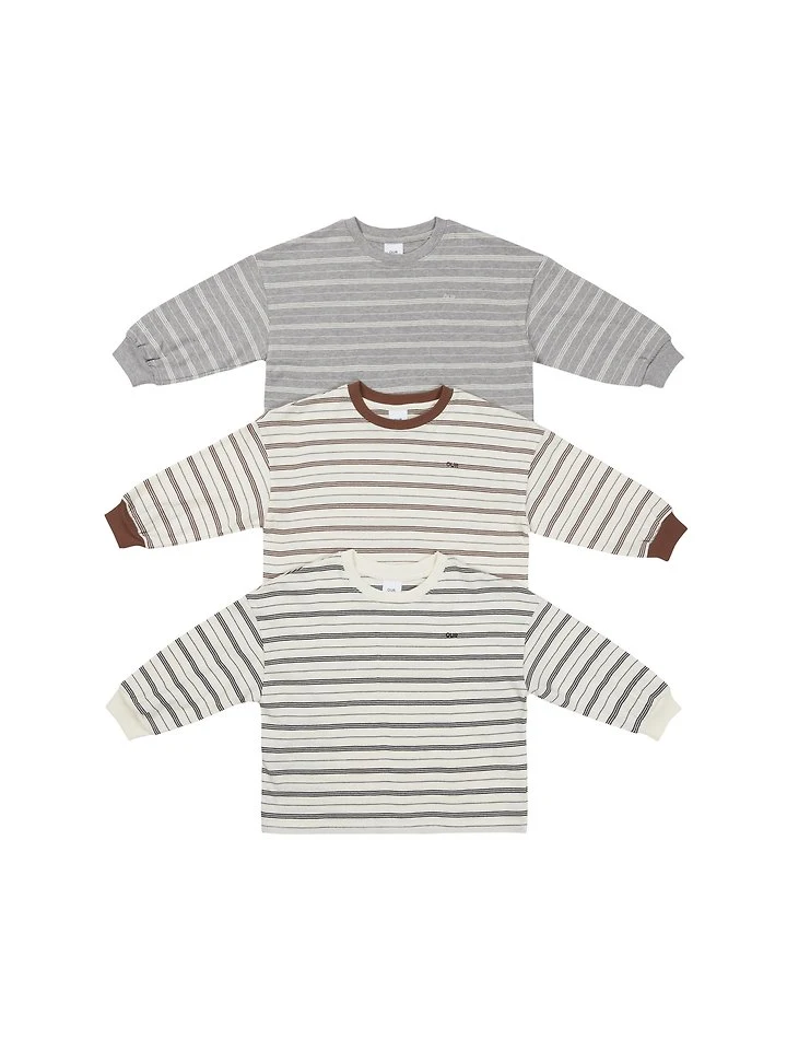 Our - Korean Children Fashion - #todddlerfashion - Grove Striped Tee