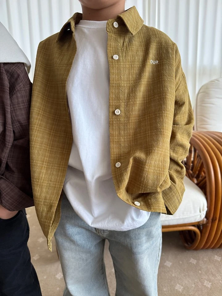 Our - Korean Children Fashion - #toddlerclothing - Maple Check Shirt - 11