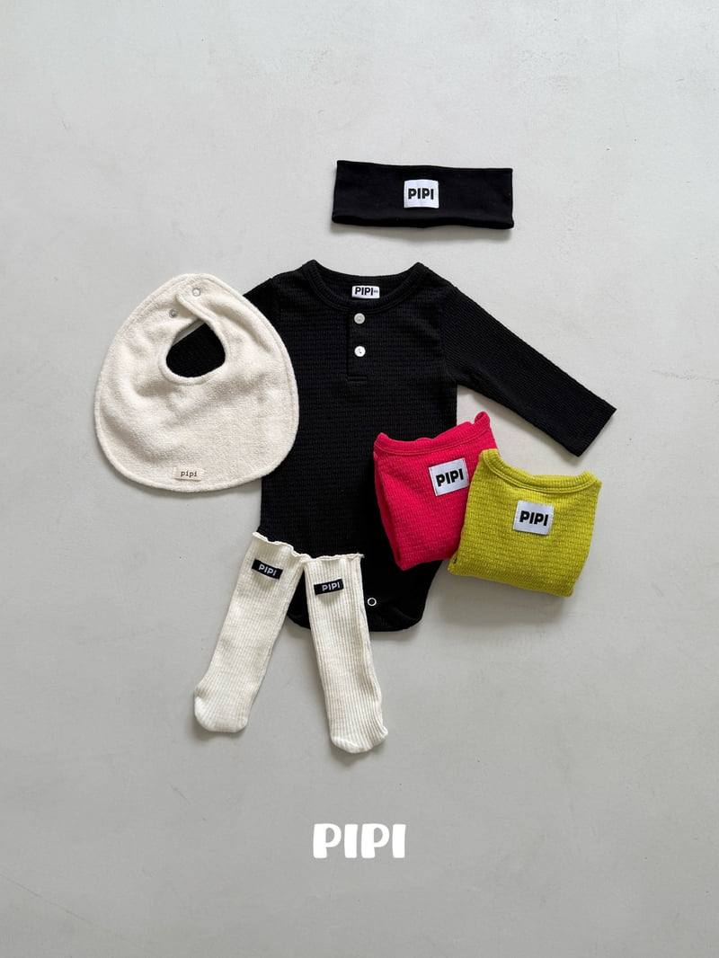 Pipi - Korean Baby Fashion - #babylifestyle - Button Romper - 4