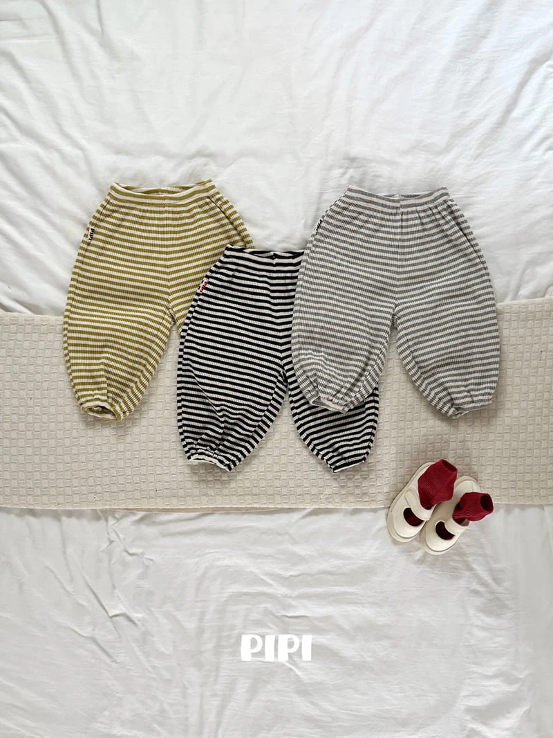 Pipi - Korean Children Fashion - #kidzfashiontrend - Striped Pants - 4