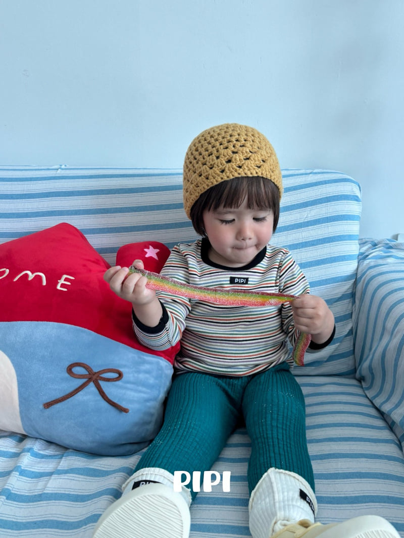 Pipi - Korean Children Fashion - #childofig - Rainbow Binding Tee - 12