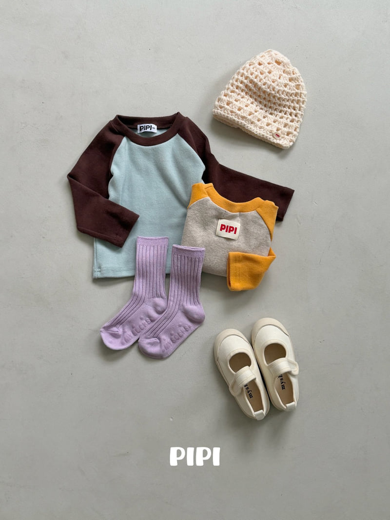 Pipi - Korean Children Fashion - #childofig - Raglan Color Block Tee - 4