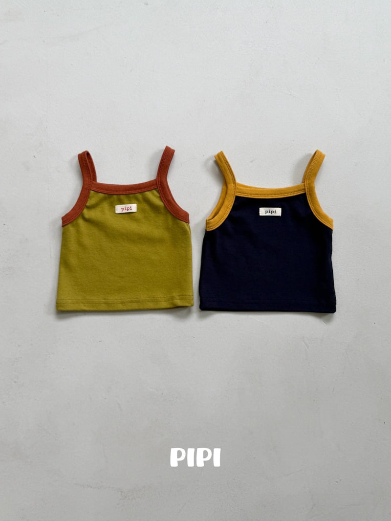 Pipi - Korean Children Fashion - #childofig - Color Block Cami Top