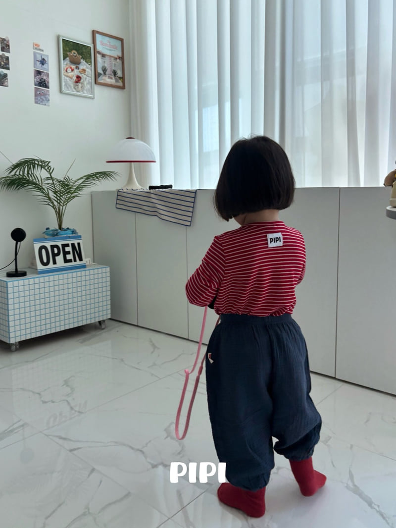 Pipi - Korean Children Fashion - #childofig - Pipi Striped Tee - 9