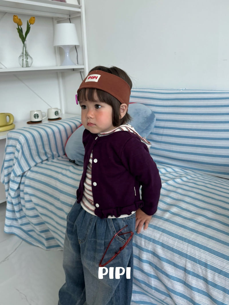Pipi - Korean Children Fashion - #childofig - Banding Denim Pants - 6
