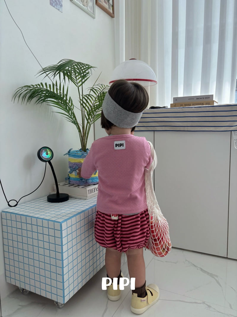 Pipi - Korean Children Fashion - #childrensboutique - Striped Pumpkin Pants - 7