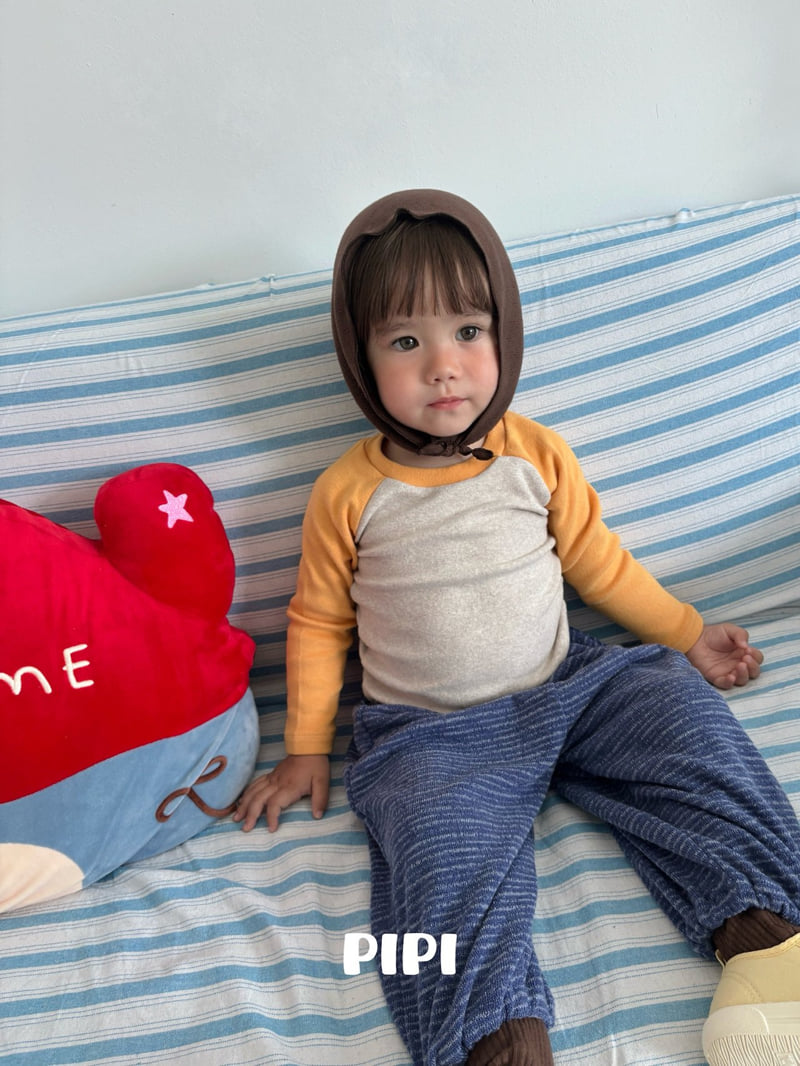 Pipi - Korean Children Fashion - #childrensboutique - Raglan Color Block Tee - 5